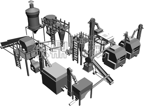 木粉生產(chǎn)線設(shè)備結(jié)構(gòu)組成